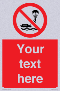 Custom No parasailing